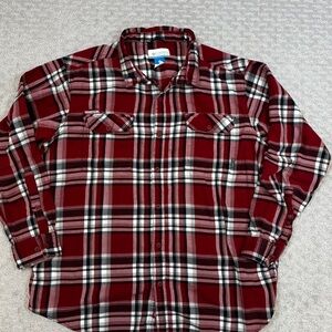 Columbia Men’s  Flannel South Carolina Gamecocks Flannel Button Up Mens 2XL